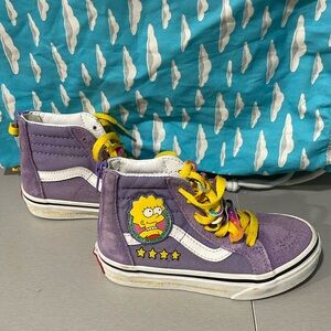 Lisa Simpson Vans girls size 12